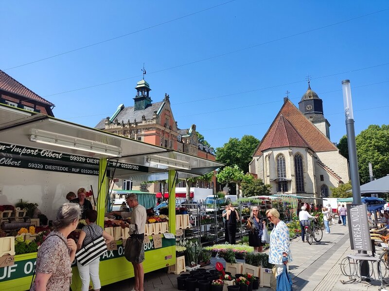 Wochenmarkt endet am Samstag früher