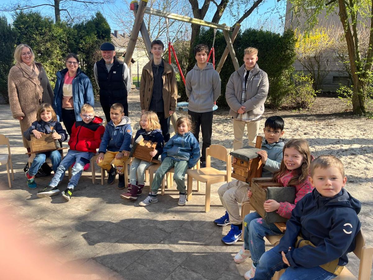 Babymeisen willkommen: Nistkästen für Kitas in Ahlen