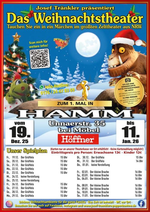 Plakat Weihnachtstheater Hamm 2025 2026